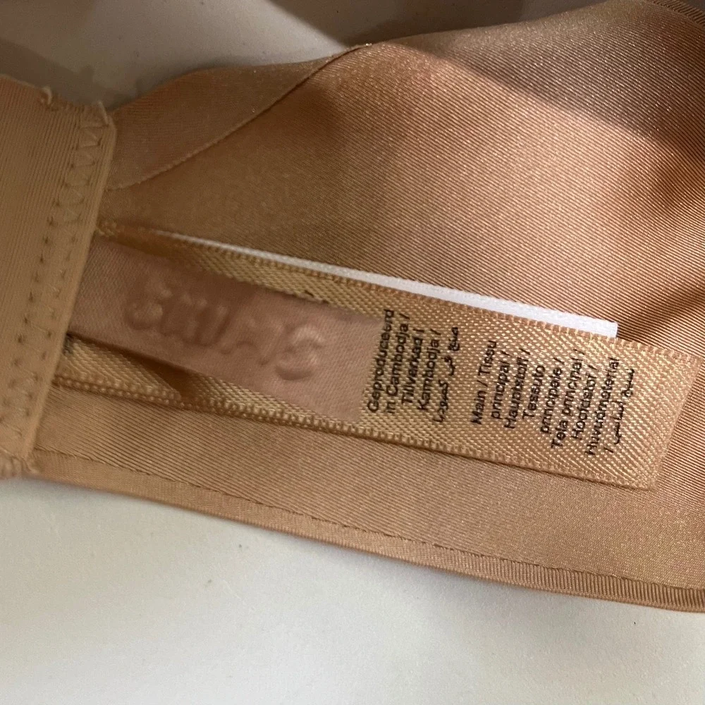 SKIMS Fits Everybody Push Up Bra Women 34C Tan Nude Neutral Everyday Minimalist - Picture 5 of 6